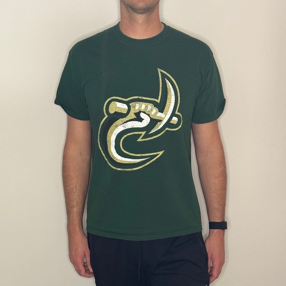 Jerzees UNCC 49er Tee - Green, Large, Minimal Wear - Campus Spirit - Picture 2 of 5